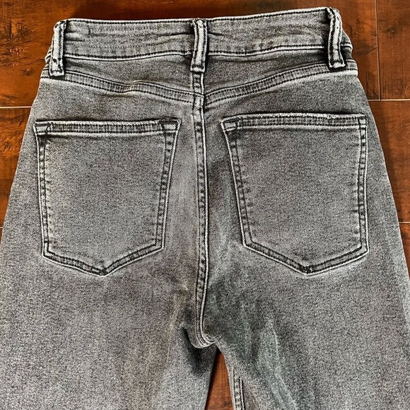 ALLSAINTS Denim Jules High Rise Slim Ankle Jeans Button Fly Jeans Size 25 - Picture 6 of 9